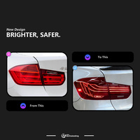 Feu arrière pour BMW Série 3 F30, feu arrière LED, laser coloré, 2012-2019, lentille de projecteur haute puissance, signal dynamique DRL, pièces automobiles