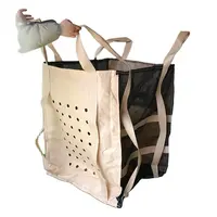 सांस कपड़े पैकिंग फल और सब्जियों के लिए सुरक्षा का पहलू 5:1 पीपी जंबो बैग