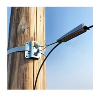 Pince de Tension de fil de chute de corps en acier inoxydable de Type cale en plastique UV pour câble plat