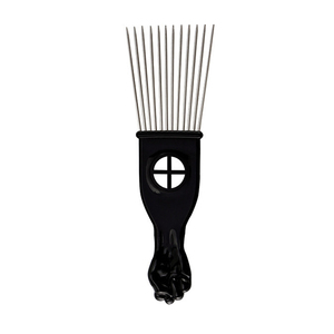 <span class=keywords><strong>Brosse</strong></span> à cheveux démêlante personnalisée style <span class=keywords><strong>Afro</strong></span> peigne métallique à dents larges <span class=keywords><strong>brosse</strong></span> à cheveux antistatique - Product Image 5