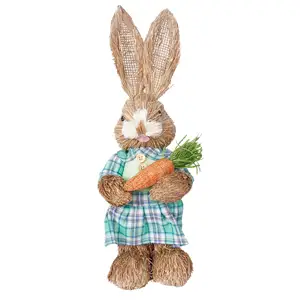 Find Wholesale Easter Straw Rabbit For Fashion And Protection 