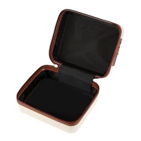 Boîte de rangement en PP personnalisée en gros, trousse de maquillage colorée portable pour voyage, étui rigide de 8 pouces, cadeau OEM ODM