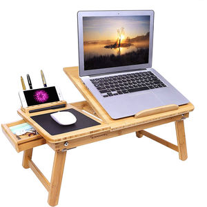 Coussin En Bambou Bureau Avec Téléphone Support D'ordinateur Portable Debout <span class=keywords><strong>Table</strong></span> Prix Multifonction <span class=keywords><strong>Table</strong></span> D'ordinateur Portable - Product Image 1