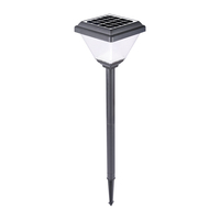 Projecteur solaire LED pour jardin paysager avec capteur de mouvement, double température de couleur, étanche IP65, garantie de 2 ans