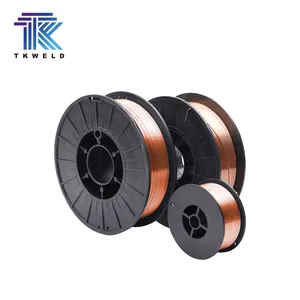 Tkweld Hiệu Suất Cao Nhựa Spool CO2 Thép Hợp Kim Nhẹ Phế Liệu Đồng ER70S-6 Rắn Dây Hàn