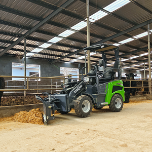 Everun nâng cấp dài-cánh tay er08eh điện radlader Elektro hoflader máy 1t Mini phía trước điện bánh xe tải - Product Image 5