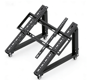 Supporto <span class=keywords><strong>TV</strong></span> <span class=keywords><strong>con</strong></span> Ruote per Schermi da 32-70 Pollici, Carrello <span class=keywords><strong>TV</strong></span> Robusto e Stabile <span class=keywords><strong>con</strong></span> Ruote Bloccabili - Product Image 2