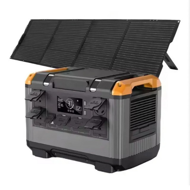 Portable Outdoor Power Bank Station 2000W-3000W Lithium Energy Storage Cheap Price Solar Panel and Car Backup Generator