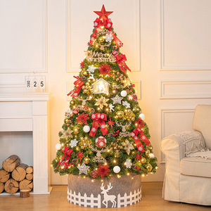 Christmas Decorations Pointed Christmas <b>Tree</b> With White Pe+ Pvc Red Fruit Mix Automatic <b>Tree</b> With <b>Lights</b> Christmas <b>Tree</b> - Product Image 5