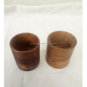 แก้วน้ำดื่มไม้ทำมือเป็นมิตรกับสิ่งแวดล้อมสำหรับใส่ชาไวน์ในบ้านโรงแรมร้านอาหารสินค้าขายดี - Product Image 2