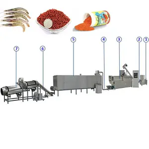 Sortie 500 kg/H presse à granulés d'alimentation pour poissons flottante 0.5mm machine d'extrudeuse de fabrication de granulés extrudeuse d'alimentation pour poissons flottante