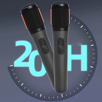 Microphone sans fil PartyBox - 2 microphones numériques sans fil, batterie rechargeable
