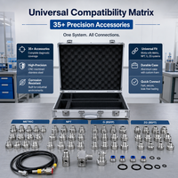 Calibrador de Presión con Conectores para Laboratorio, Adaptadores de Instrumentos de Presión Industriales, Acero Inoxidable, OEM