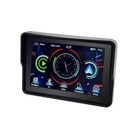 5 "moto navigateur étanche IP65 sans fil Carplay Android Auto moto Sat Nav Gps dispositif de Navigation pour vélo