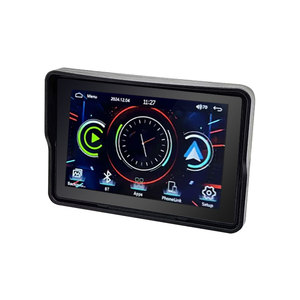 Navegador GPS para Motocicleta Portátil de 5 Pulgadas, Resistente al Agua IP65, Pantalla Táctil, Conexión Inalámbrica Carplay y Android <span class=keywords><strong>Auto</strong></span>, Dispositivo de Navegación para Moto - Product Image 2