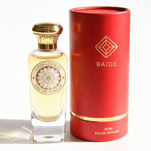 Nueva Llegada Envase Cosmético de Vidrio Pesado para Perfume Árabe, Botella Vacía con Cierre a Presión de 30ml, 50ml, 100ml con Tapa Dorada - Product Image 3