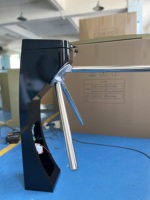 Barrières tournantes verticales semi-automatiques Zento avec contrôle d'accès RFID pour écoles, chantiers de construction, gymnases