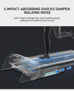 6km/s Hızında Sabit Eğimli Manuel Eğim Ayarlı 100KG Taşıma Kapasiteli 2'si 1 Arada Masa Altı Taşınabilir LED Ekranlı Elektrikli Yürüme Bandı Koşu Bandı - Product Image 6
