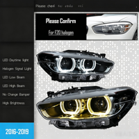 Pour l'assemblage des phares de la Série 1 F20 2015-2018, rénovation/mise à niveau avec feux de jour LED laser bicolores Golden Eye 35W