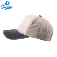 Gorra de Béisbol Personalizada con Logotipo, Estilo Vintage, Lavada, de 6 Paneles, Bordado a Mano, Lona Lisa, para Hombre y Mujer