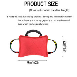 Nuevo Juguete de Masticar para Perros de Fábrica, Almohada de Entrenamiento Resistente a Mordeduras, Juguete de Yute Grueso Resistente a Desgarros, Almohadilla de Arrastre Duradera - Product Image 2