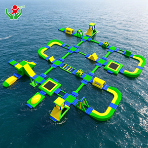 Parco Acquatico Gonfiabile Galleggiante Personalizzabile per Bambini, per Laghi e Parchi Acquatici - Product Image 1