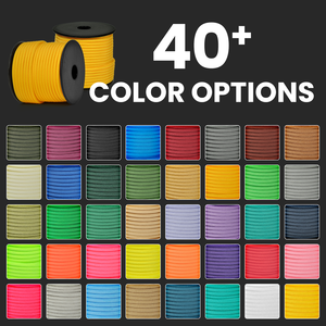 Reino Unido Paquete Mega Ultimate de Paracord 550, 40 Rollos de 100 Pies Cada Uno, ENVÍO GRATUITO, Paracord 100% Nailon Tipo III de 4mm con 40 Colores - Product Image 3