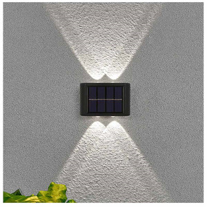 Applique murale à led blanche chaude à recharge solaire extérieure, imperméable conforme à la norme IP65, éclairage d'extérieur, idéal pour un <span class=keywords><strong>jardin</strong></span> ou des escaliers - Product Image 6