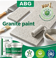 Peinture en aérosol à effet pierre granitique pour réparation rapide, bonne adhérence, revêtement de retouche pour la rénovation des surfaces murales en pierre ancienne