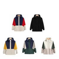 Veste pour homme imperméable et anti-salissure avec logo personnalisé imprimé, style décontracté régulier pour l'automne, vestes d'extérieur