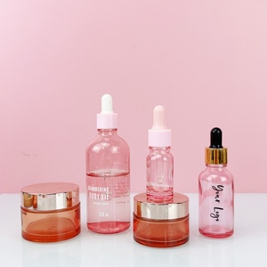 15ml 30ml Bamboo Massager Essential Oil Facial Serum pink Glass <b>Dropper</b> Oil <b>Bottle</b> With Pipettes <b>Dropper</b> - Product Image 6