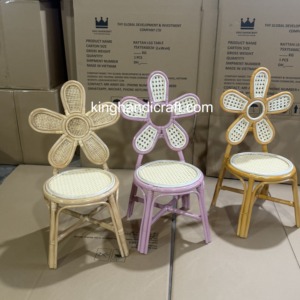 Sillas Infantiles de Ratán Hechas a Mano, Modernas, Duraderas y Seguras para Uso en la Cocina, Fiestas, Bodas y Eventos de Cumpleaños - Product Image 1