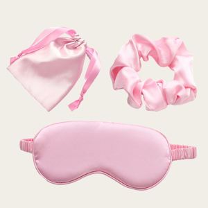 Set de 3 Fundas de Seda Satinada Transpirables para Dormir con Bolsa de Almacenamiento con Cordón, Marca Privada - Product Image 5