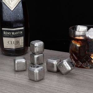 Custom logo 6oz Hip Flask Whisky Glass Cup 2oz Stainless Steel Cup Black coaster Ice Block Ice Clip Wooden Box Gift <b>Set</b> - Product Image 4