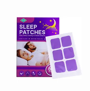 60 pcs mỗi hộp OEM nhãn tư nhân ngủ vá với Melatonin và thành phần tự nhiên thúc đẩy giấc ngủ ngon