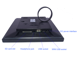 Bán buôn sản phẩm mới chất lượng cao 10.1 inch Glass Bảng điều chỉnh Wifi Khung ảnh kỹ thuật số độ phân giải cao - Product Image 5