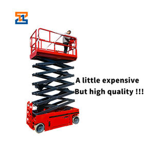 Plataforma Elevadora de Tijera Eléctrica de 4M 6M 8M 227Kg, Andamio Móvil, Elevador de Una Persona, Plataforma de Trabajo Aérea, Elevador de Tijera Pequeño - Product Image 2