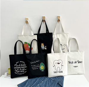Zy trong kho khuyến mại giá rẻ hotsale tái chế bông vải Tote Túi mua sắm - Product Image 5