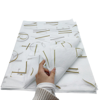 Papier de soie personnalisé pour emballage de vêtements, livraison rapide, papier d'emballage métallique pour vêtements, papier sulfurisé