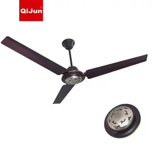Africa Style Mega Model 62 Inch with Decoration Big Air Delivery Copper Motor Ceiling Fan