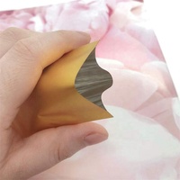 Lot d'échantillons multicolores mats, sachets refermables à trois soudures latérales, ouverture plate, en Mylar, pour l'emballage de café, thé, bonbons, biscuits et snacks
