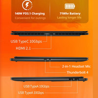Pour OMEN 11 SLIM Intel 32 Go DDR5 1 To SSD Ordinateur portable de jeu 2025 14 pouces 2.8K OLED Écran protecteur des yeux RTX5070 Windows 11
