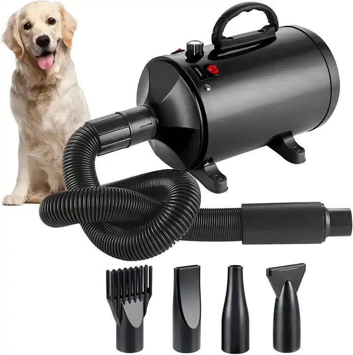 Pet cabelo secador com velocidade contínua e calor Dog Blow secador com 4 bicos diferentes 2000W 2200W 2400W 2800W 3200W