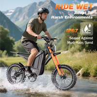 Nouveau modèle 2026 GT16 Vélo électrique à pédales tout-terrain à pneus larges avec moteur à moyeu arrière, batterie au lithium 1500W, 55km/h, pour adultes