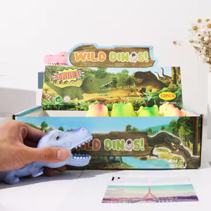 Wholesale Factory Dinosaur Stress Reliever Pinky Decompression Dinosaur <b>Squeeze</b> Squishy Toys for Kids Boys and Girls - Product Image 5