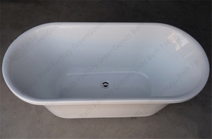 Bồn Tắm Lớn Bằng Acrylic Tự Đứng 1800Mm Sử Dụng Trong Nhà Thanh Lịch Có Mặt - Product Image 4