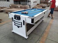 Table de billard multifonctionnelle 4 en 1 Snooker et Billard Mesa De Billar Fashionable 4 En 1 avec pieds en bois massif