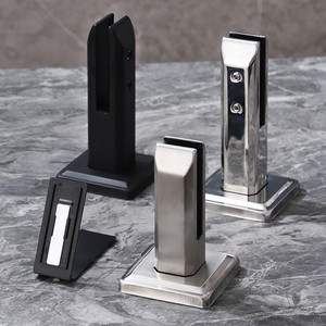 Clip de fixation moderne en acier inoxydable <span class=keywords><strong>pour</strong></span> main courante en verre, résistant à la rouille, <span class=keywords><strong>pour</strong></span> salle de bain, hôtel, balcon, <span class=keywords><strong>piscine</strong></span>, <span class=keywords><strong>escalier</strong></span>, intérieur et extérieur - Product Image 5