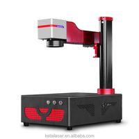 Machine de marquage laser à fibre portable de bureau 20W 30W Max Raycus JPT pour surfaces métalliques et logos