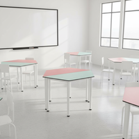 Muebles de Aula Modernos Bo Jiao, Escritorio Compacto de Acero para Profesor de Secundaria, Mesas de Escritura Duraderas